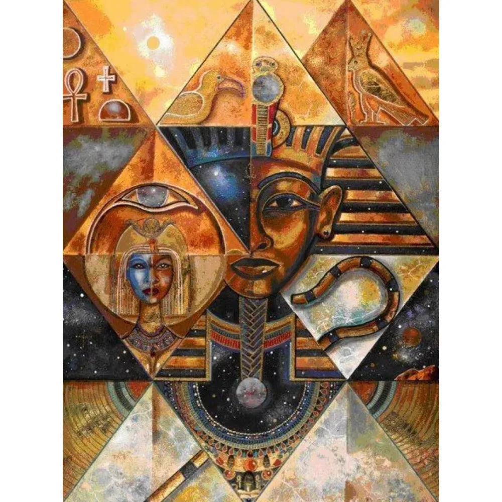 Golden Egypt Royal Heritage Wall Tapestry