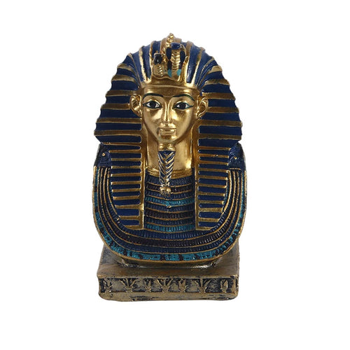Ancient Pharaoh Resin Bust Statue