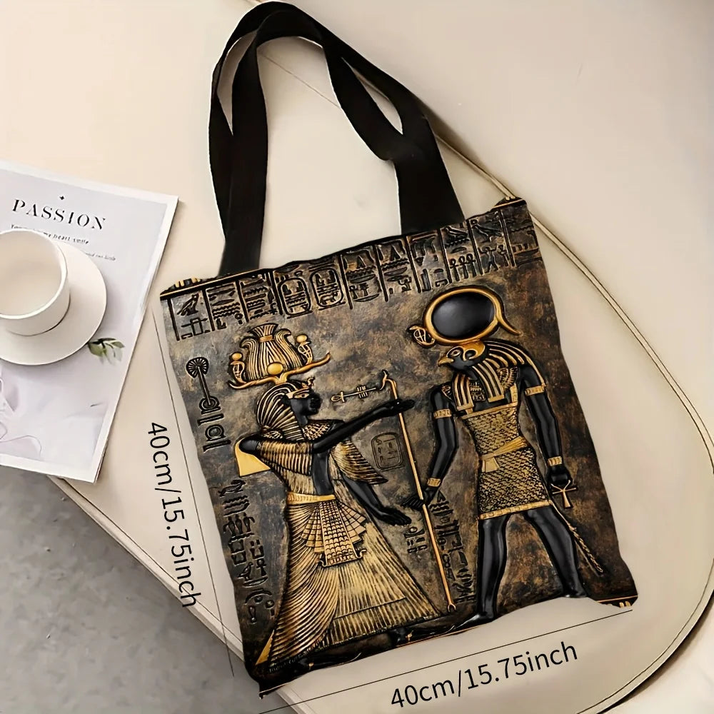 Anubis Pharaoh Heritage Tote Bag