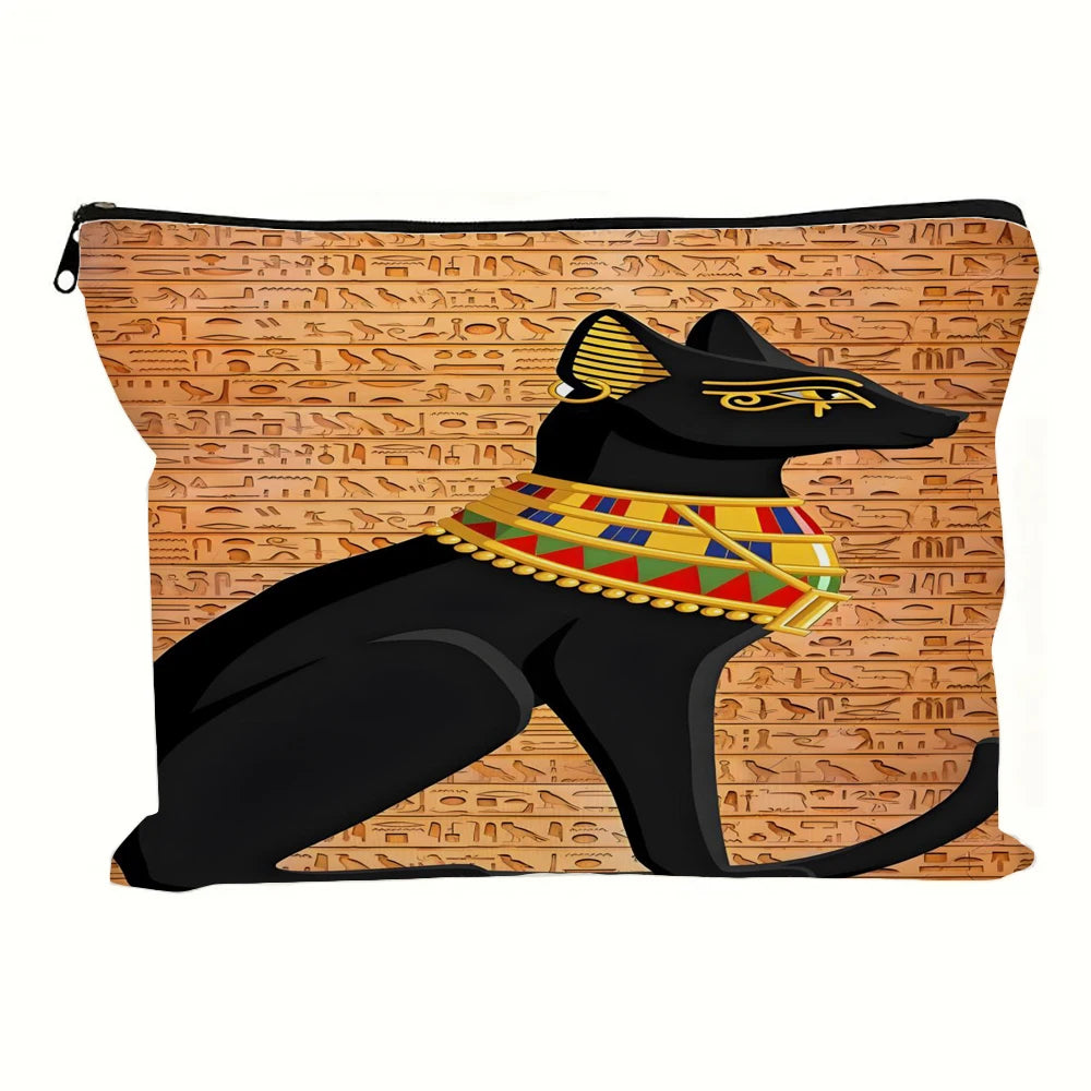 Egyptian Linen Travel Cosmetic Pouch