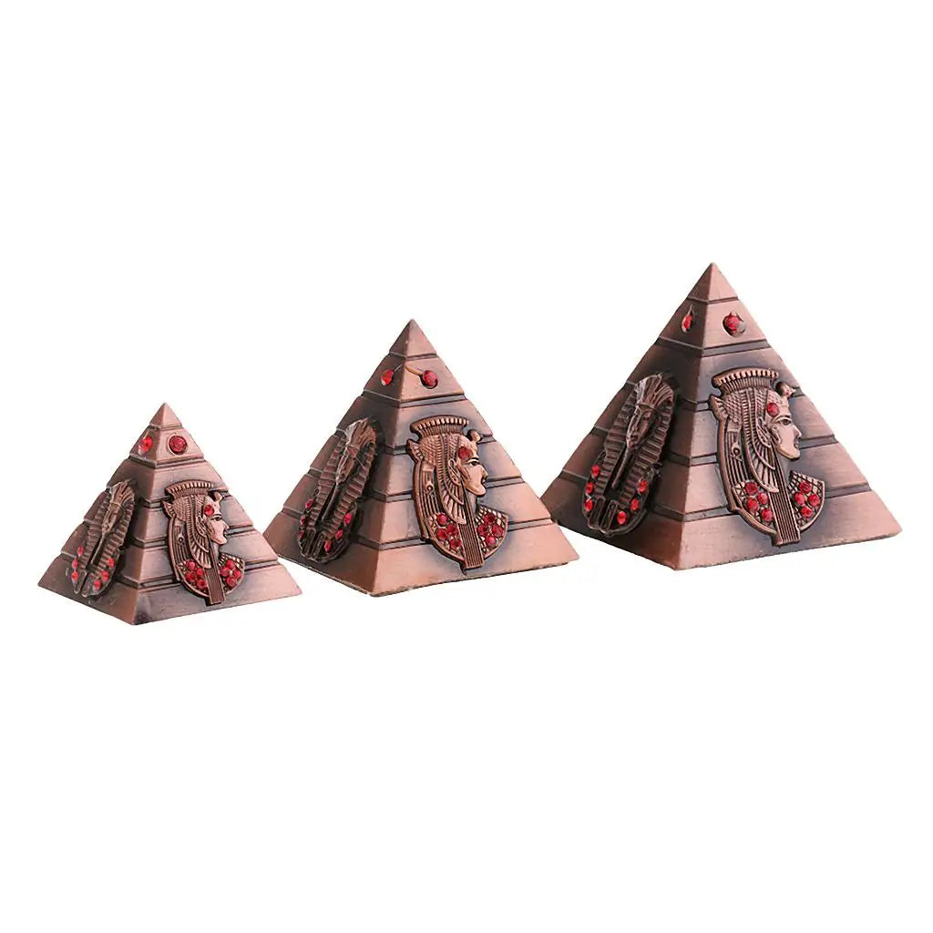Egyptian Pyramids Collectible Figurine Set