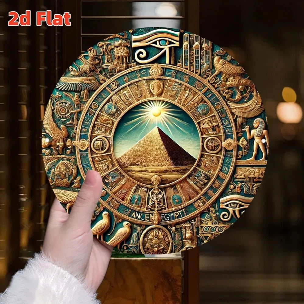 Mystic Pyramid Sunset Wall Art