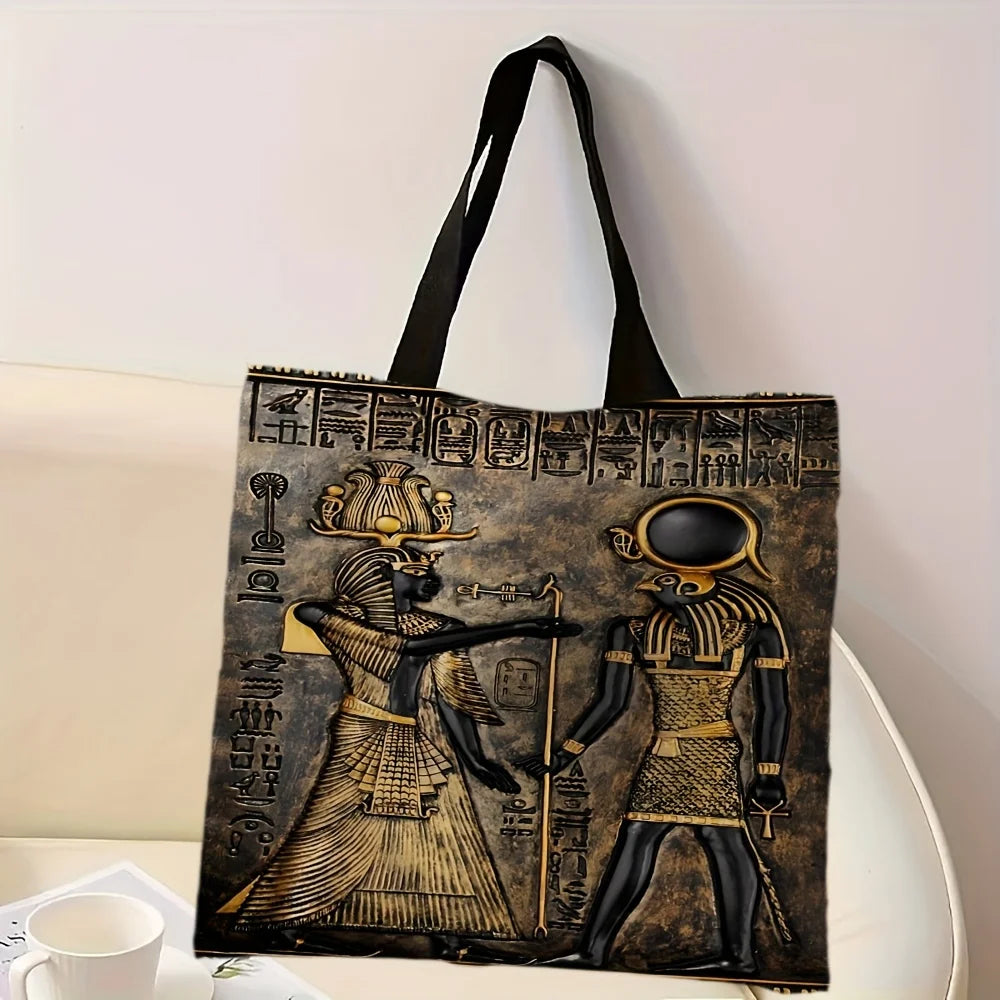 Anubis Pharaoh Heritage Tote Bag