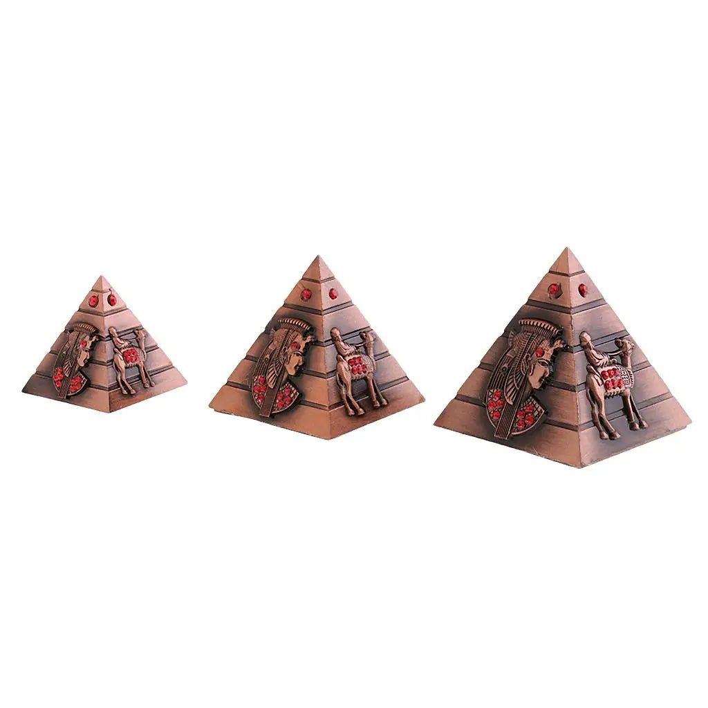 Egyptian Pyramids Collectible Figurine Set