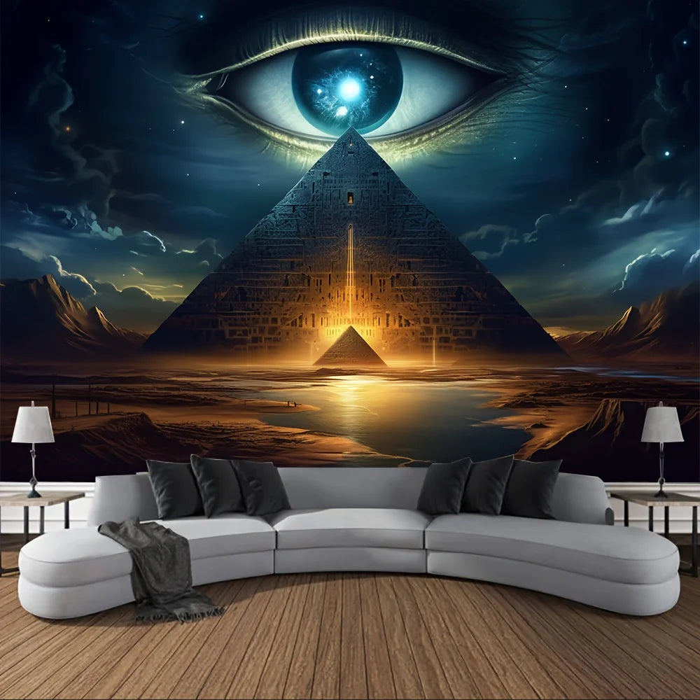 Eye of the Pyramid Wall Tapestry