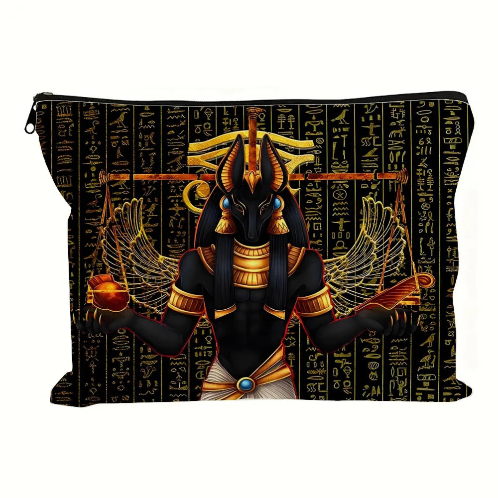 Egyptian Linen Travel Cosmetic Pouch