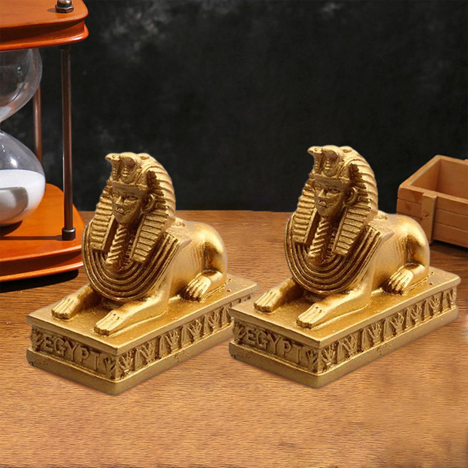 Royal Sphinx Egyptian Figurine Set
