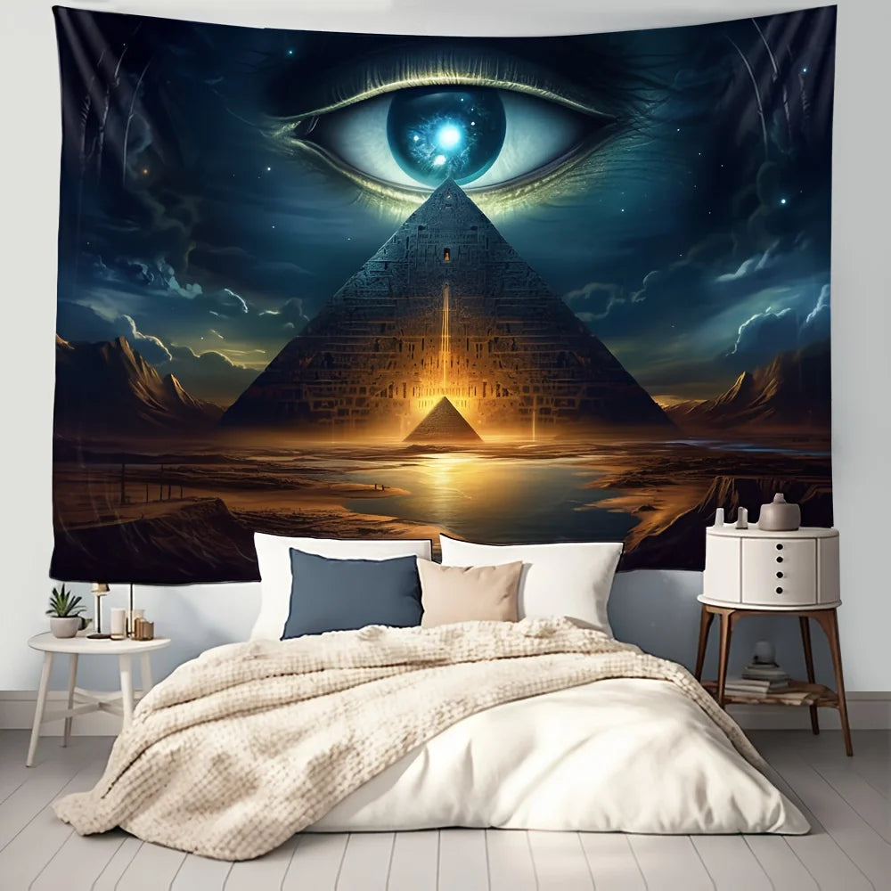 Eye of the Pyramid Wall Tapestry