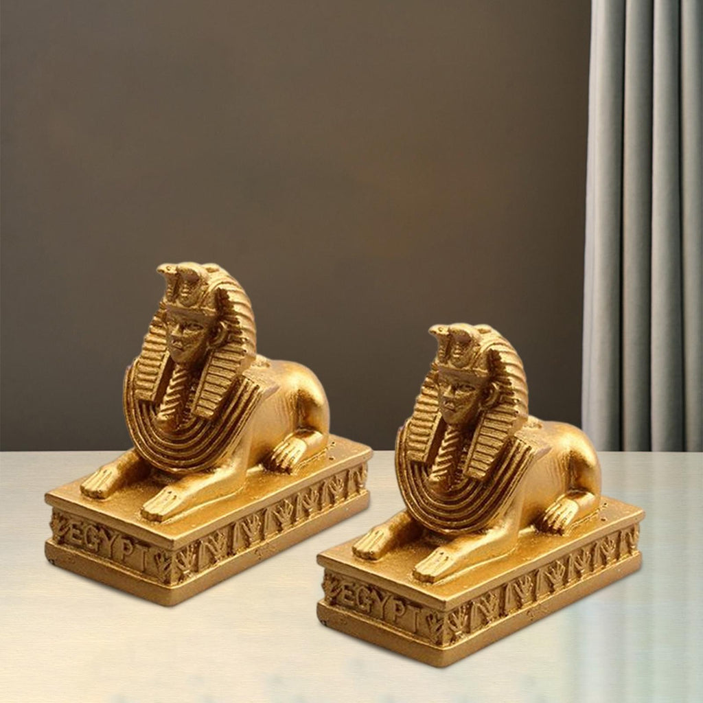 Royal Sphinx Egyptian Figurine Set