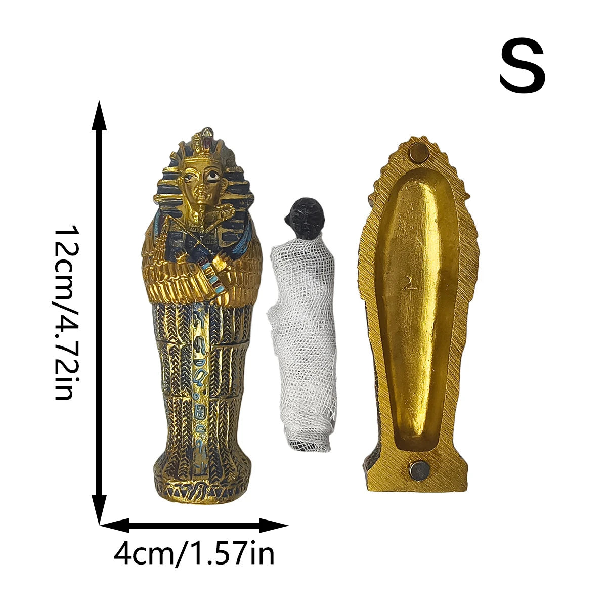 Tutankhamun Mummy Coffin Collectible Ornament