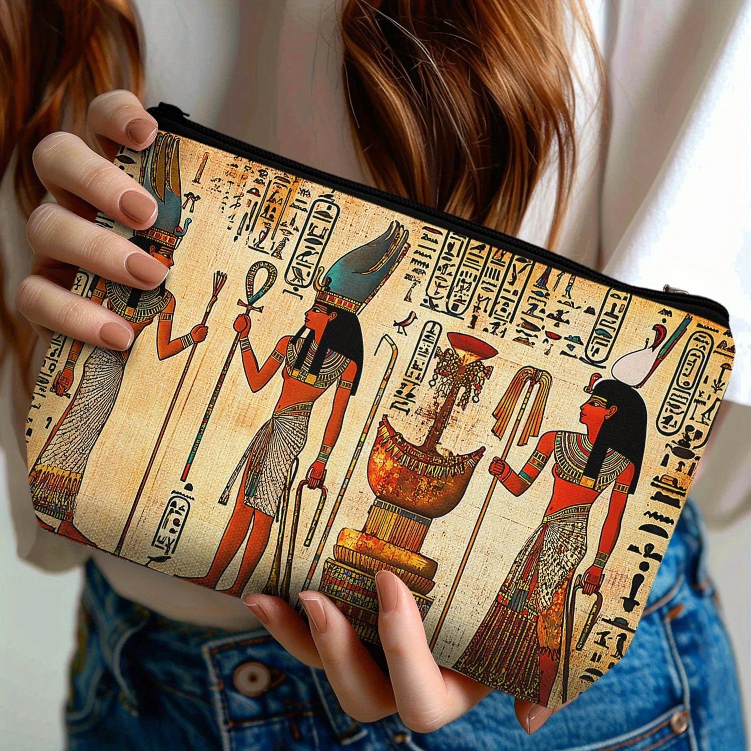 Ancient Egypt Cosmetic Pouch