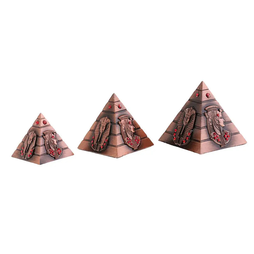 Egyptian Pyramids Collectible Figurine Set