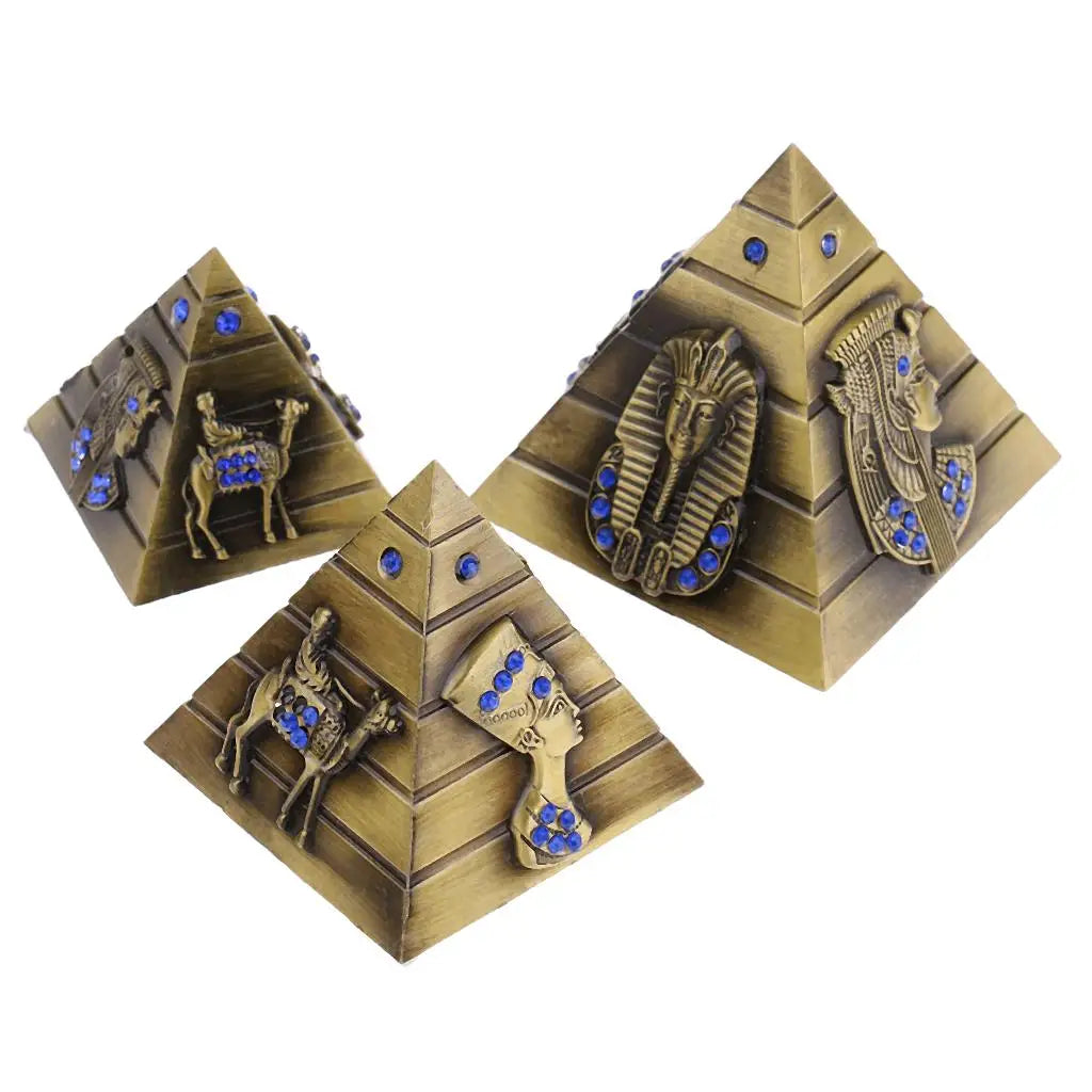 Egyptian Pyramids Collectible Figurine Set