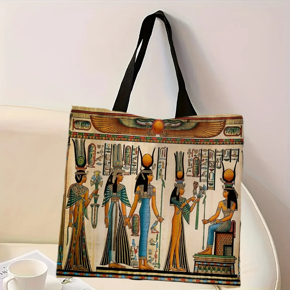 Anubis Pharaoh Heritage Tote Bag