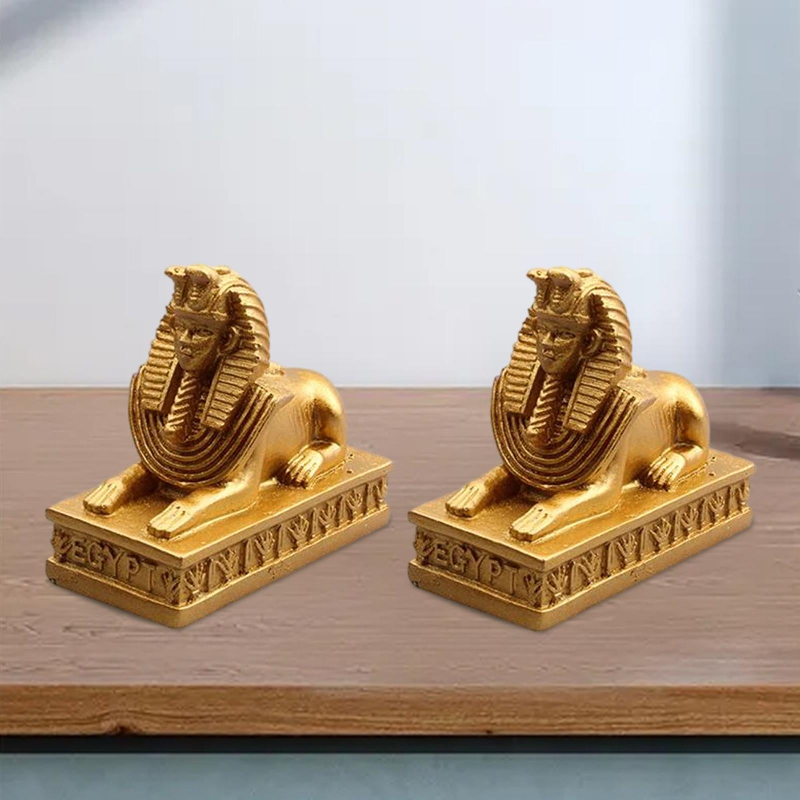 Royal Sphinx Egyptian Figurine Set