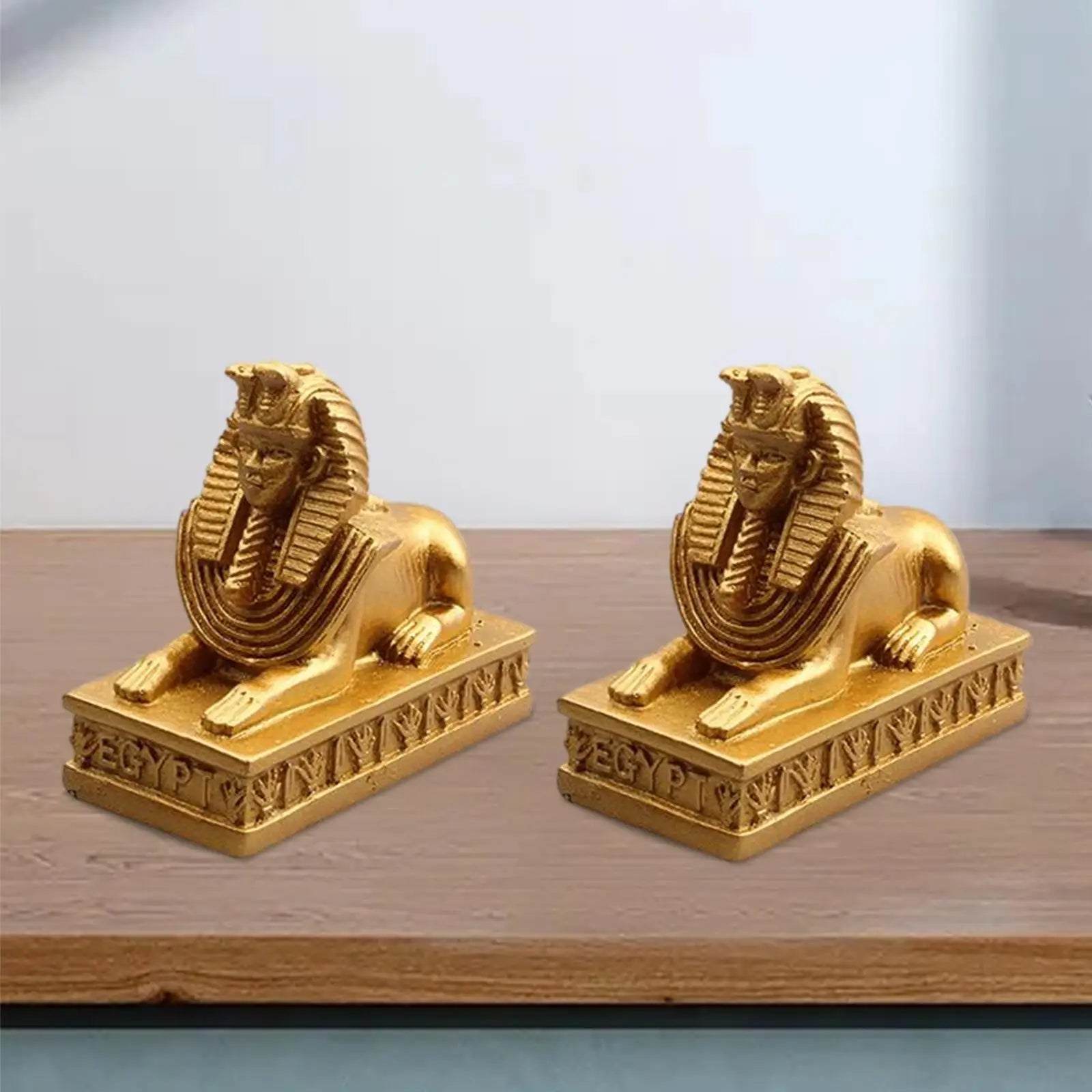 Royal Sphinx Egyptian Figurine Set