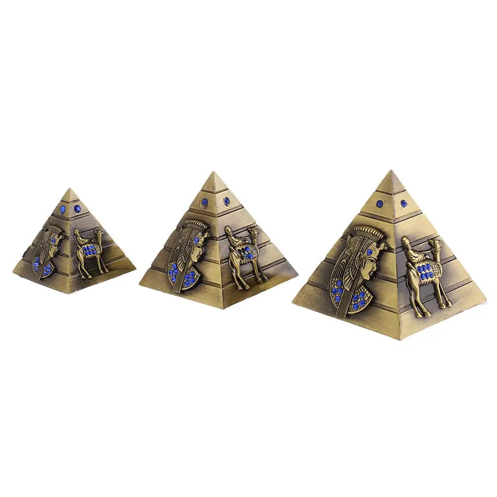 Egyptian Pyramids Collectible Figurine Set