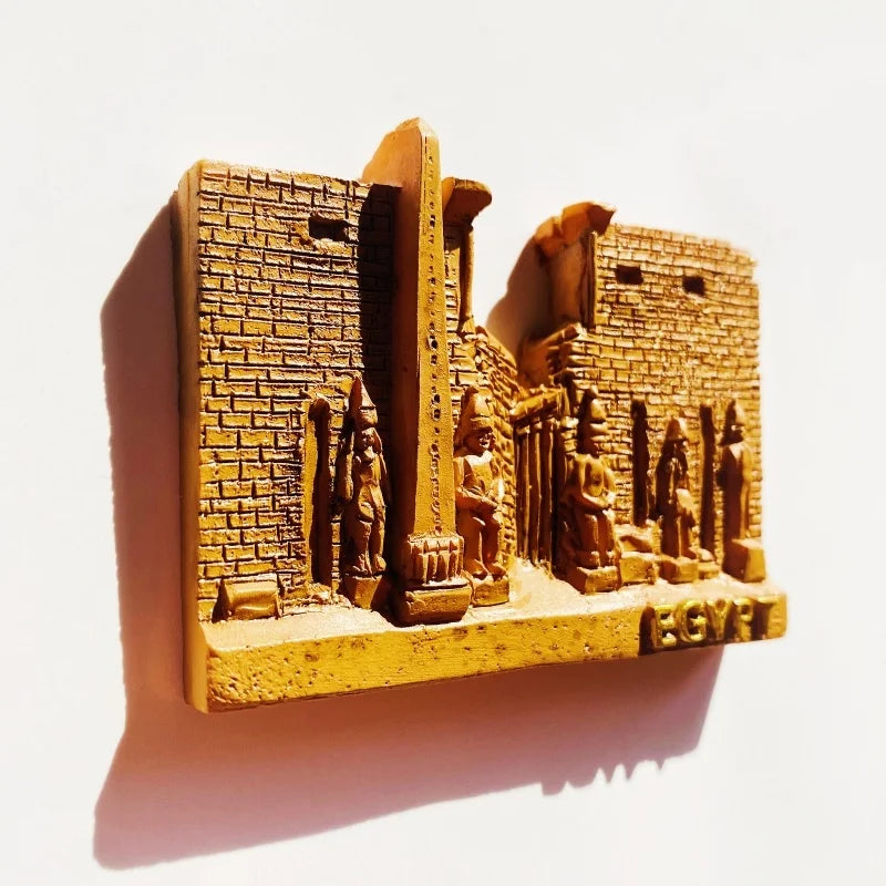 Luxor Temple 3D Souvenir Magnet