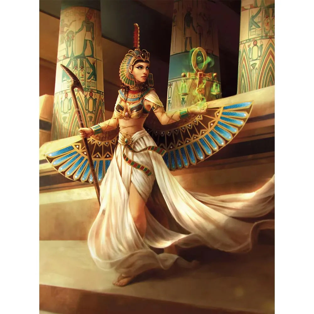 Golden Egypt Royal Heritage Wall Tapestry