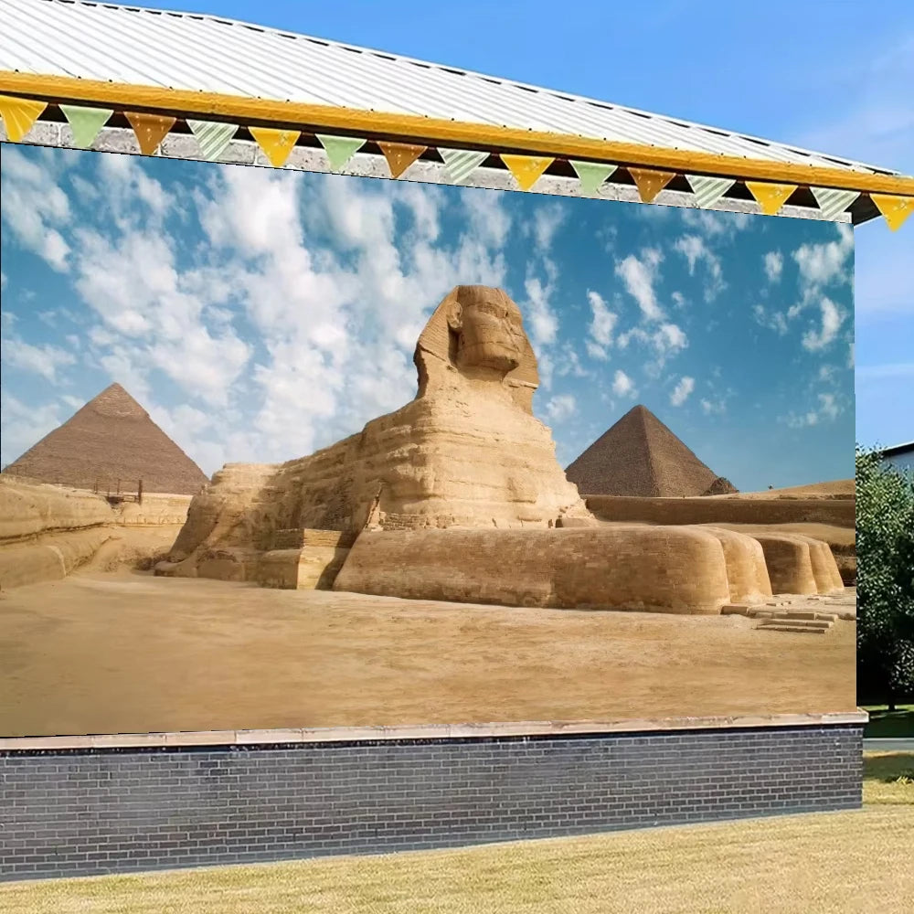 Golden Egypt Royal Heritage Wall Tapestry