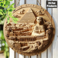 Pyramid Heritage Wooden Wall Sign