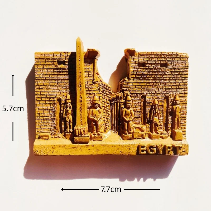 Luxor Temple 3D Souvenir Magnet