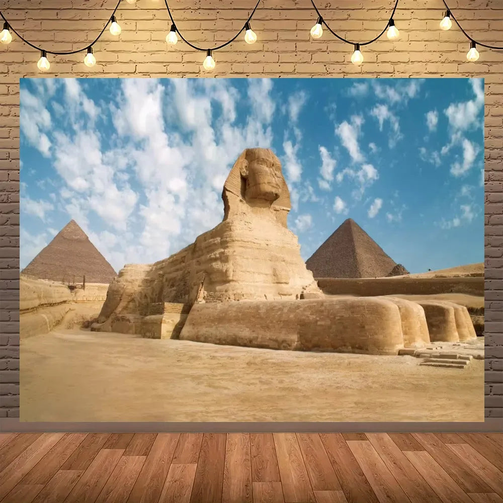 Golden Egypt Royal Heritage Wall Tapestry