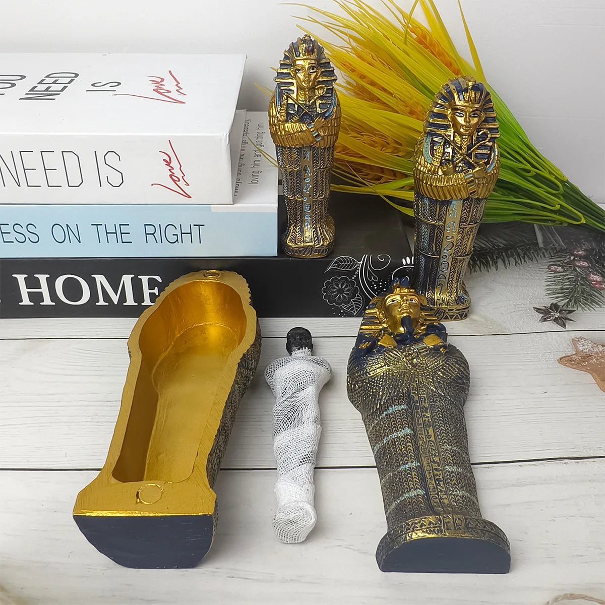 Tutankhamun Mummy Coffin Collectible Ornament