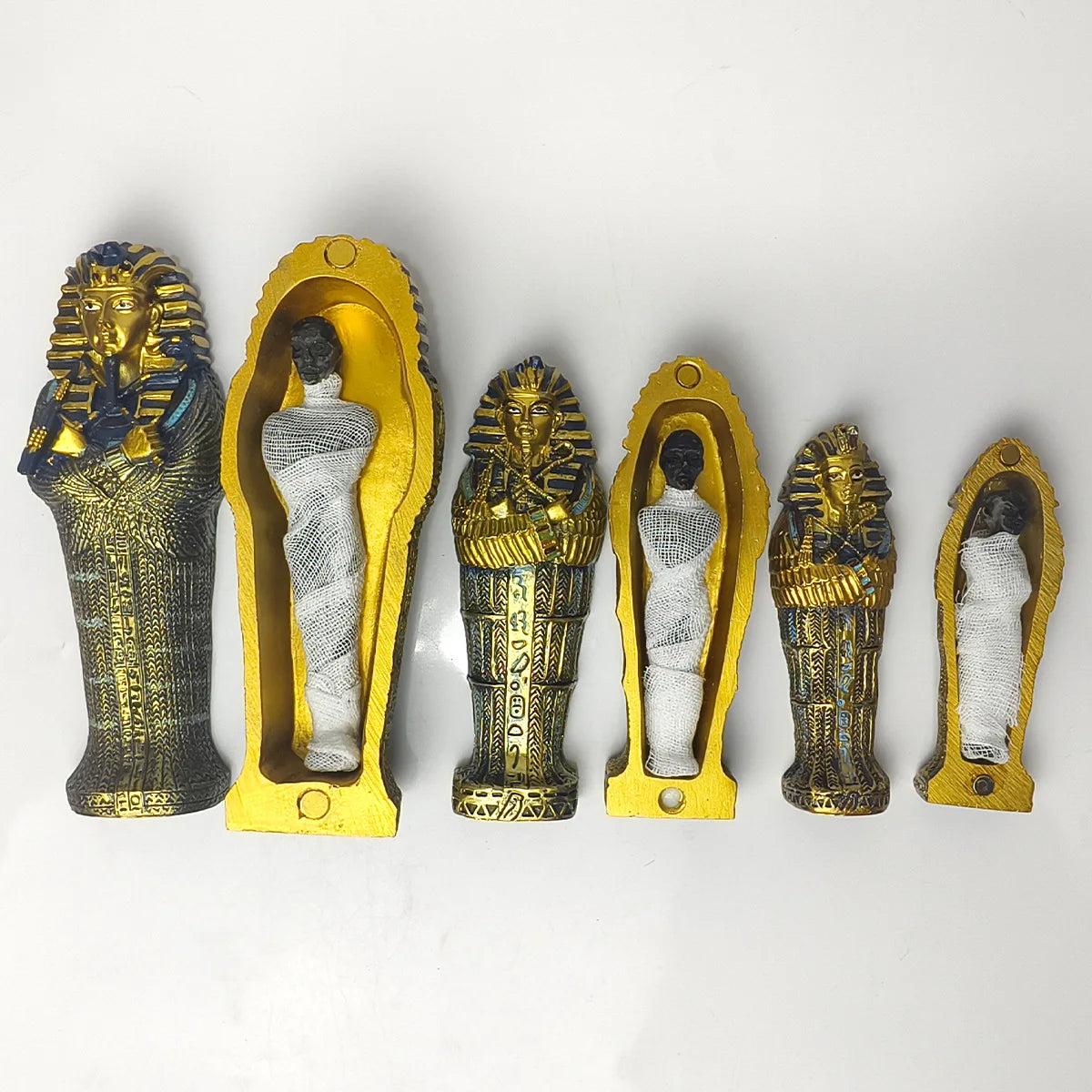 Tutankhamun Mummy Coffin Collectible Ornament