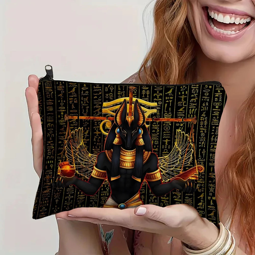 Egyptian Linen Travel Cosmetic Pouch