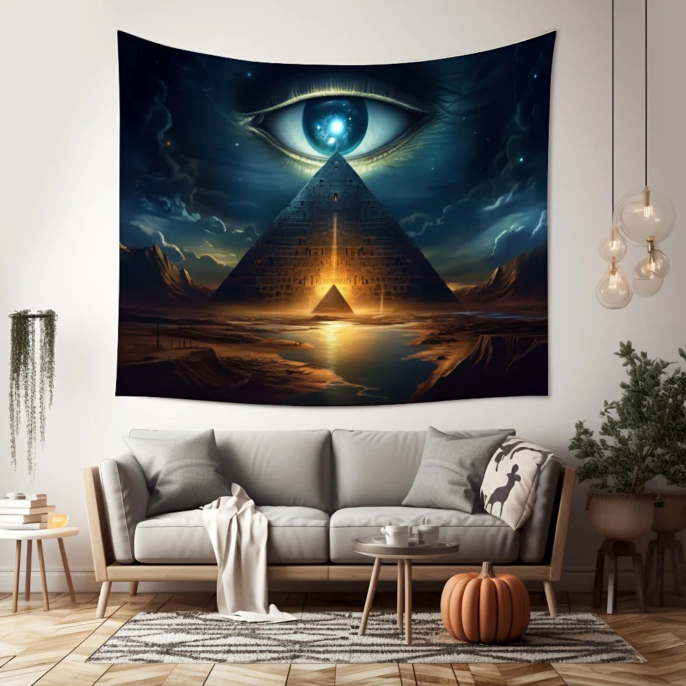 Eye of the Pyramid Wall Tapestry