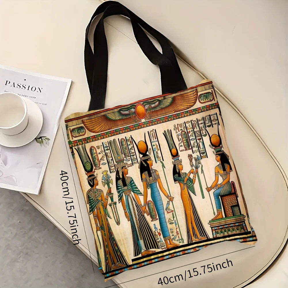 Anubis Pharaoh Heritage Tote Bag